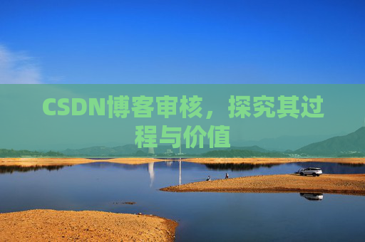 CSDN博客审核,探究其过程与价值